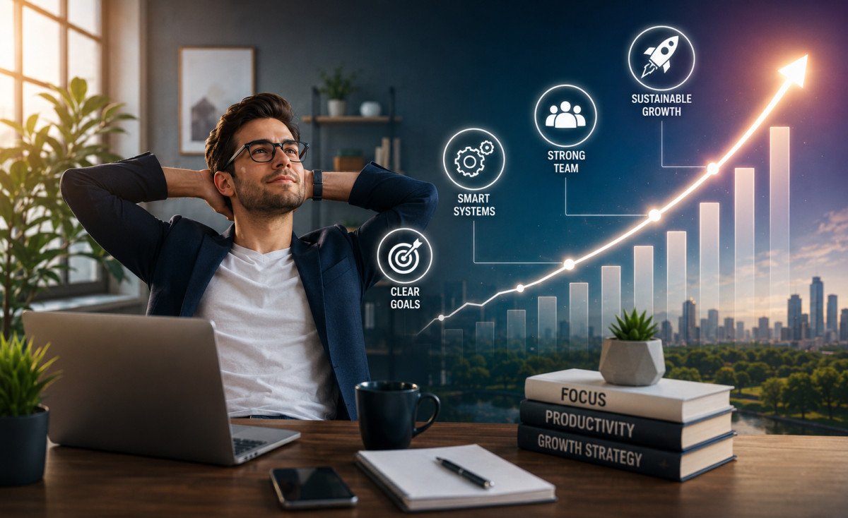 How to Improve Business Growth Without Feeling Overwhelmed for Busy People