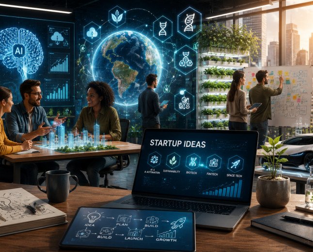 Top 25 Startup Ideas in 2026 and How to Turn Them Into Successful Businesses