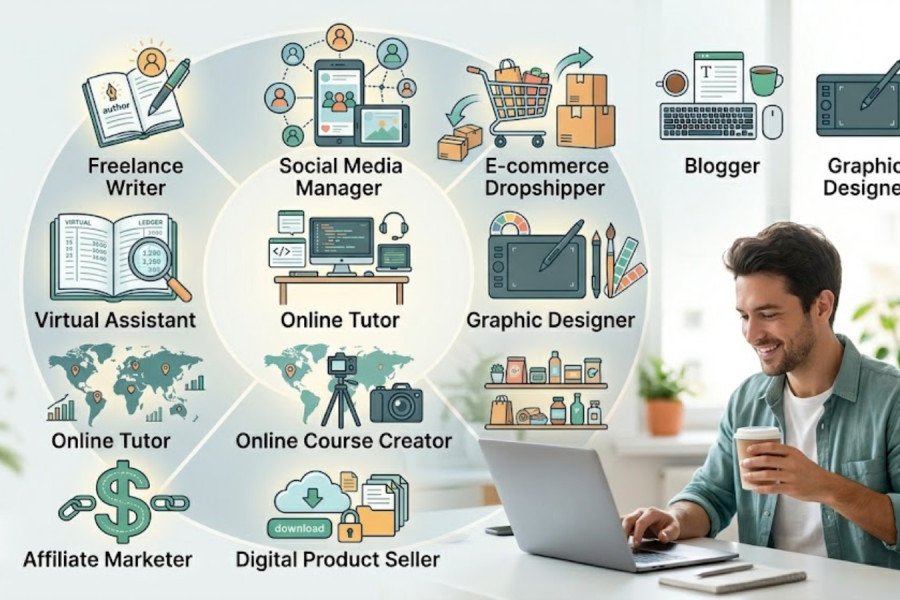 Top 10 Home-Based Online Business Ideas for Beginners