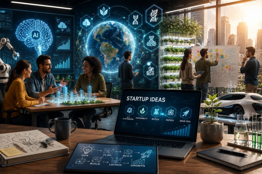 Top 25 Startup Ideas in 2026 and How to Turn Them Into Successful Businesses