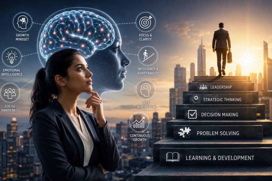 The Psychology of Career Success: Cognitive Drivers and Growth